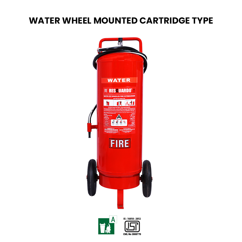 water type wheel mounted type fire extinguisher
